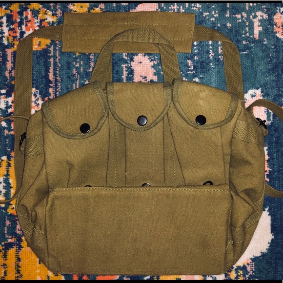 Vintage Military Ammo Bag/Purse - Picture 4 of 6